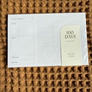 Cloth & Paper 100 Days Sticky Notepad